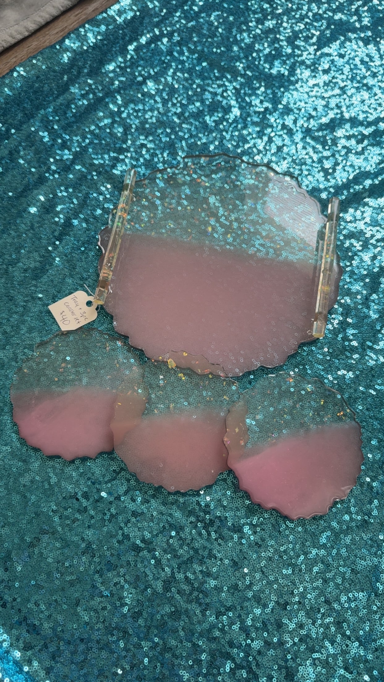 Tray & Coaster Set