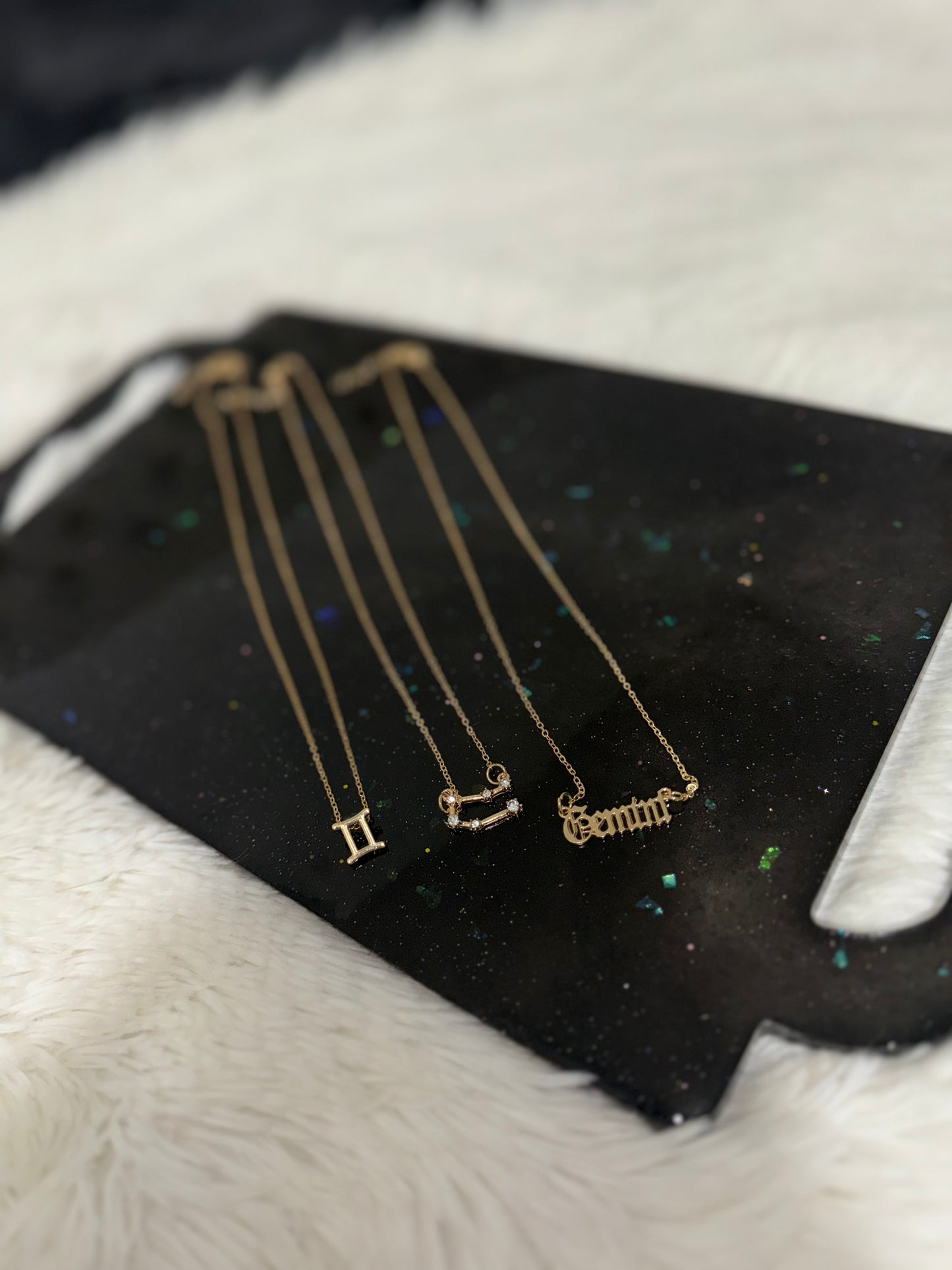 3pc Zodiac Necklace Set