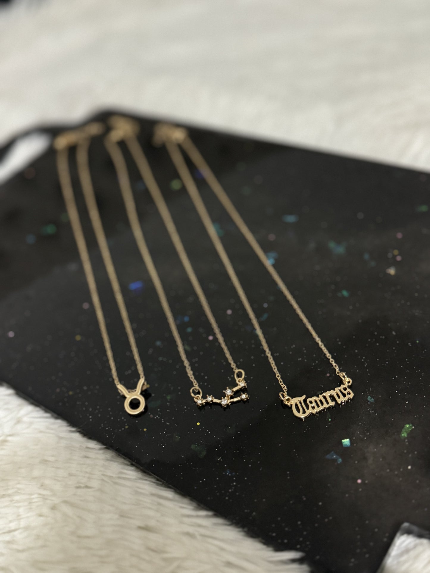 3pc Zodiac Necklace Set