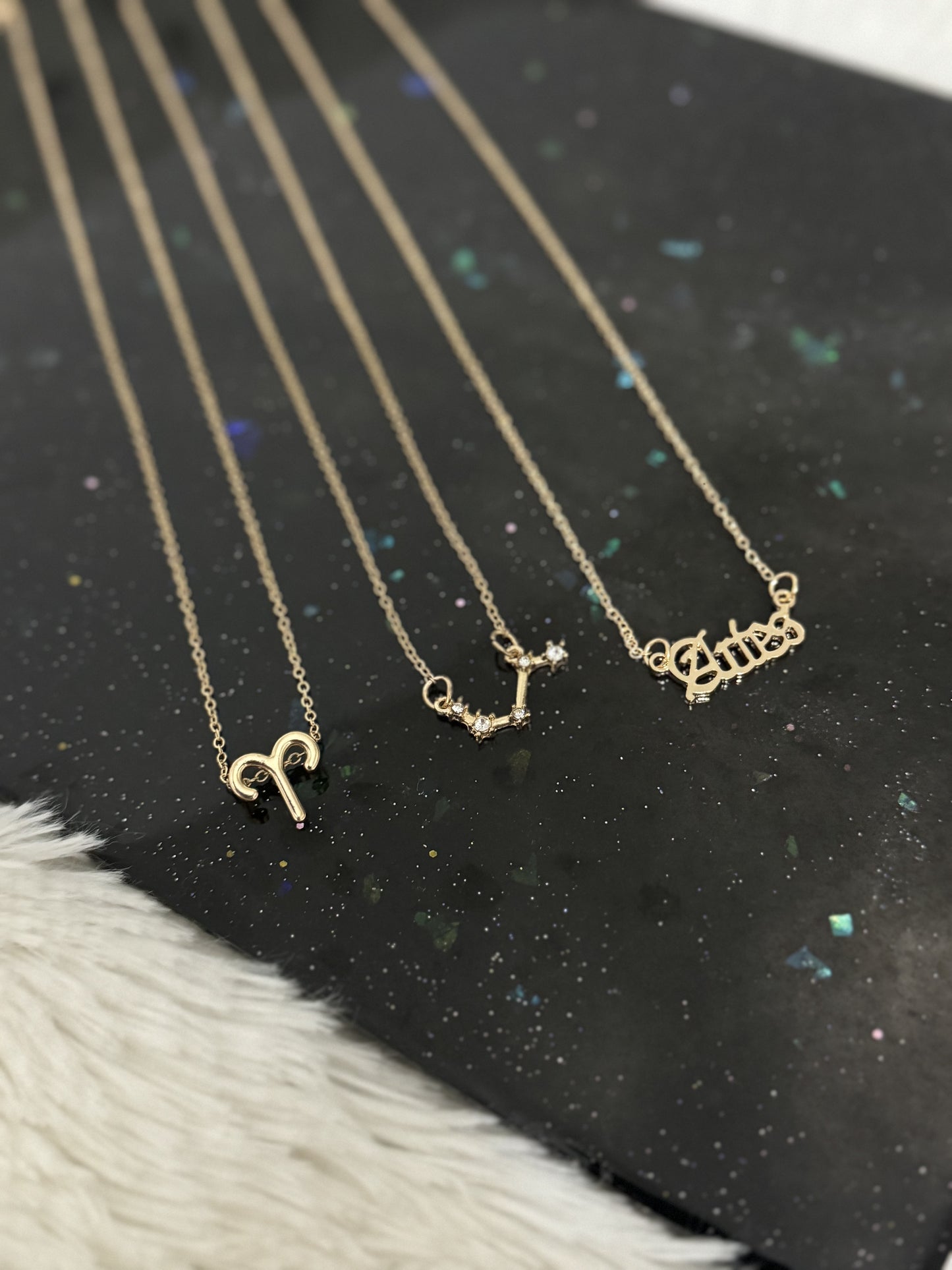3pc Zodiac Necklace Set
