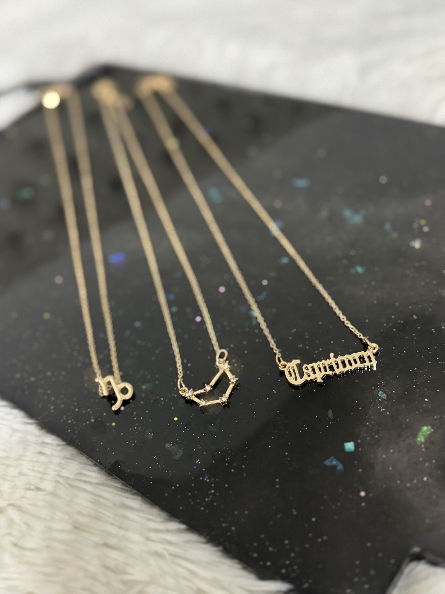 3pc Zodiac Necklace Set