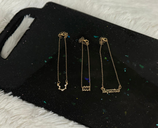 3pc Zodiac Anklets