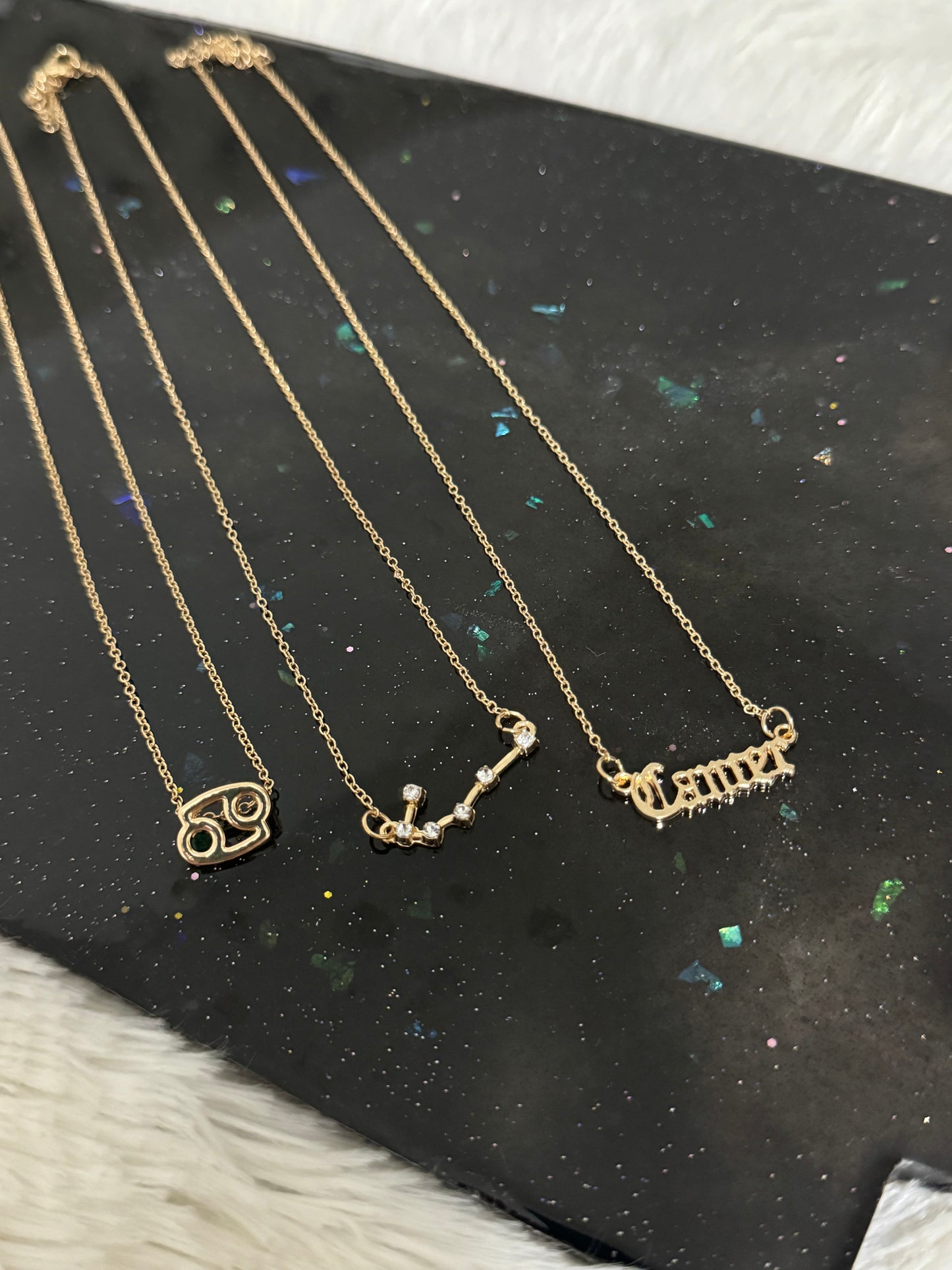 3pc Zodiac Necklace Set